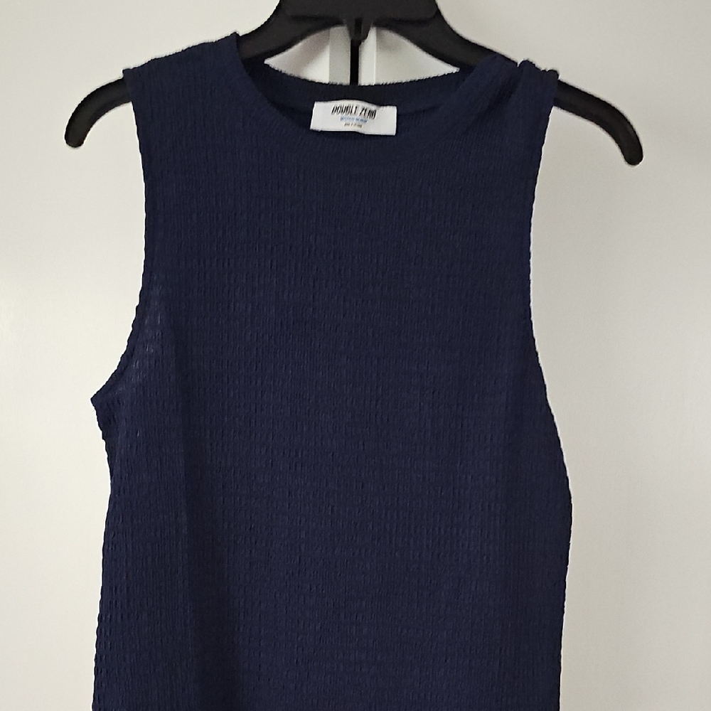 Double Zero Navy Muscle Tee